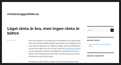 Desktop Screenshot of christersraggarbilder.se